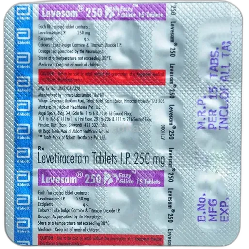 levesam 250mg tablet 15's